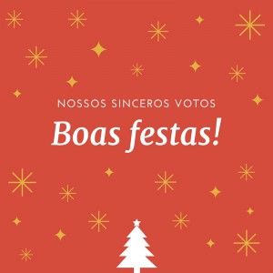 Boas festas!