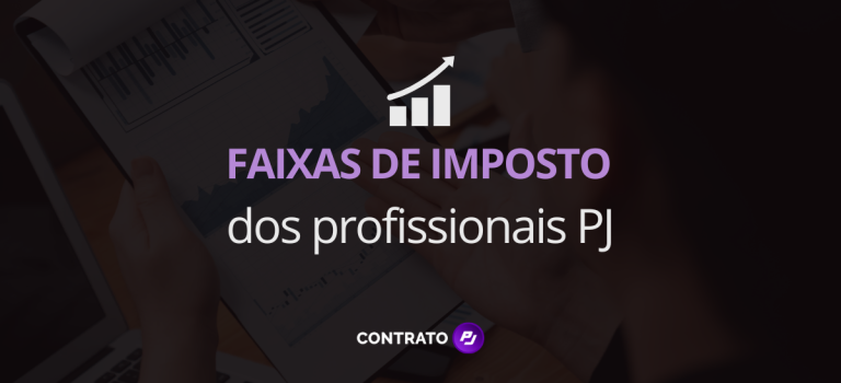 Faixas de imposto para profissionais PJ Faixas de Imposto dos profissionais PJ